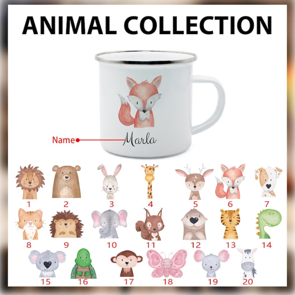 Coffee Equipment Names - Tazza da Caffè Personalizzata con Nome
